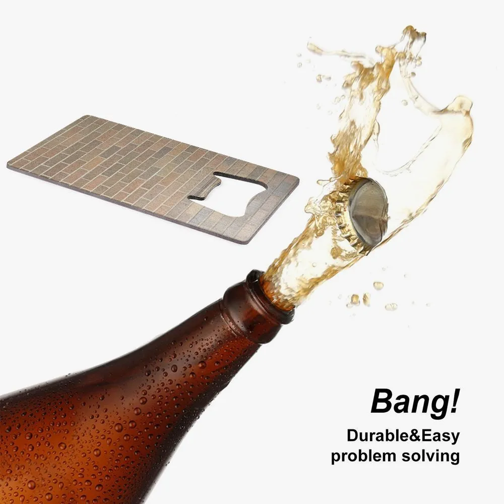 Stainless Steel Brick Bottle Opener