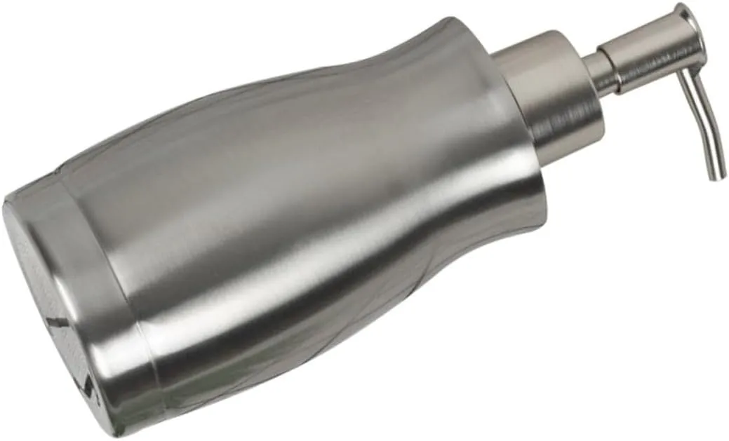 Stainless Steel Refillable Shampoo Bottle Pump Type Soap Dispenser for Bathroom Shower Gel Hand Soap for Home Hotel and Salon Use