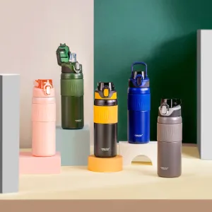 Stainless steel sipper water-bottle.(590mL,450mL).