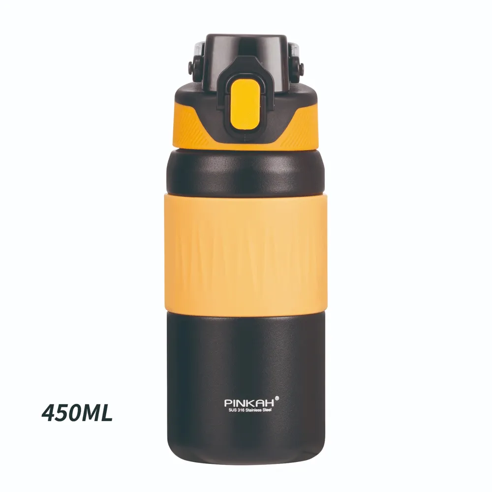Stainless steel sipper water-bottle.(590mL,450mL).