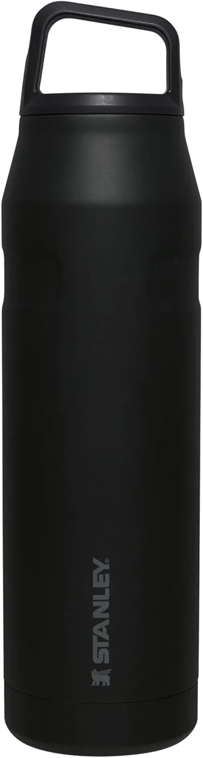 Stanley IceFlow Cap and Carry Water Bottle | Wide Mouth Twist Lid | Lightweight & Leakproof for Travel & Sports | Insulated Stainless Steel | BPA-Free