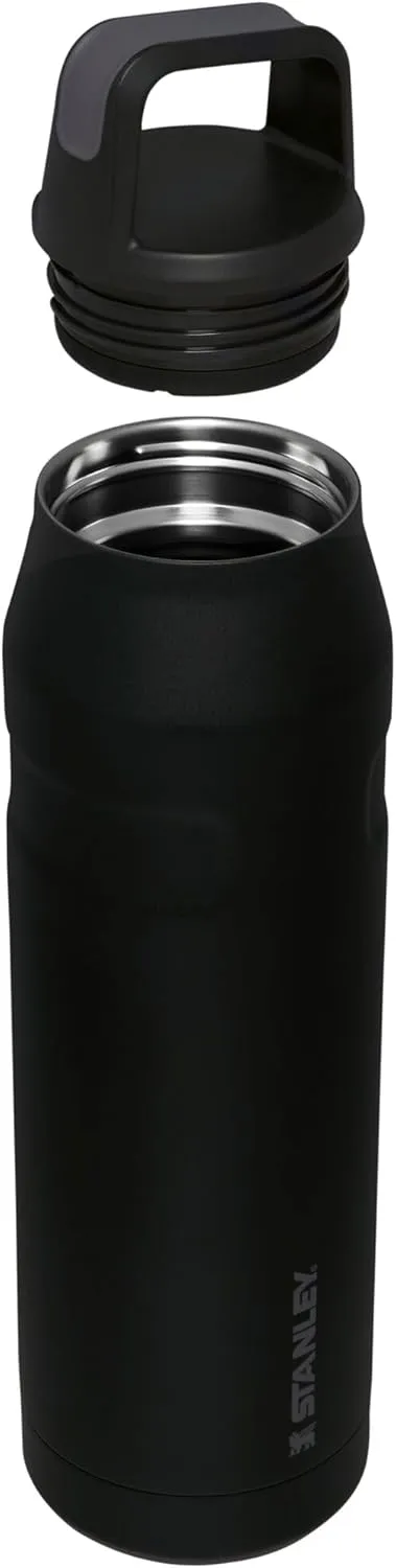 Stanley IceFlow Cap and Carry Water Bottle | Wide Mouth Twist Lid | Lightweight & Leakproof for Travel & Sports | Insulated Stainless Steel | BPA-Free