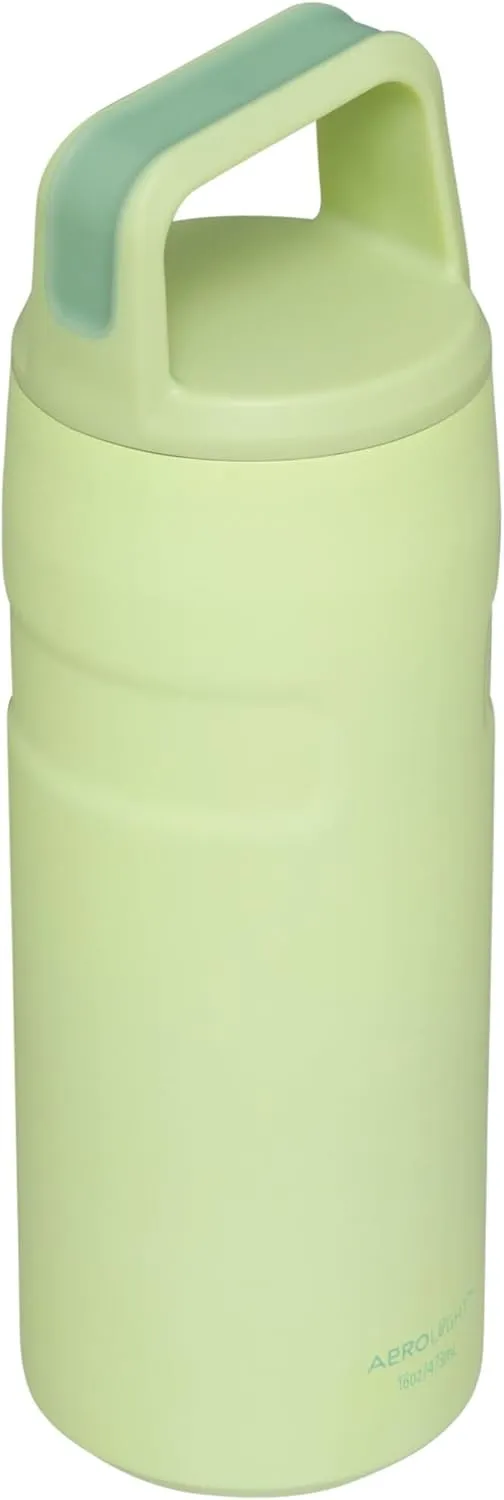 Stanley IceFlow Cap and Carry Water Bottle | Wide Mouth Twist Lid | Lightweight & Leakproof for Travel & Sports | Insulated Stainless Steel | BPA-Free