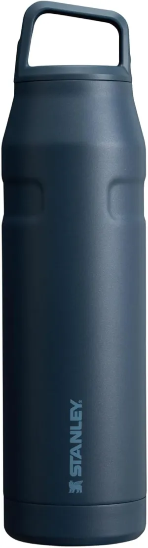 Stanley IceFlow Cap and Carry Water Bottle | Wide Mouth Twist Lid | Lightweight & Leakproof for Travel & Sports | Insulated Stainless Steel | BPA-Free