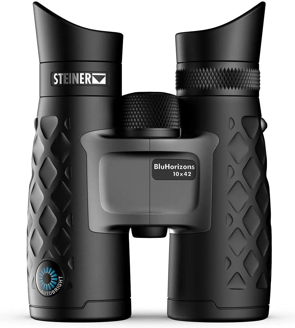 Steiner BluHorizons Binoculars - Unique Lens Technology, Eye Protection, Compact, Lightweight - Ideal for Outdoor Activities and Sporting Events