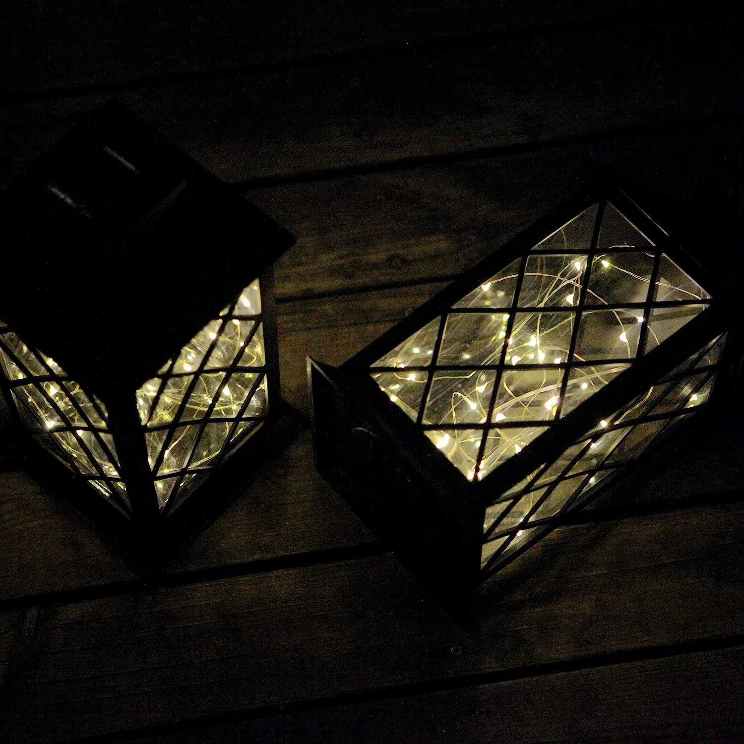 Sunlane Solar Lantern Lights,Outdoor Hanging Lamp,Waterproof 30 Warm White LEDs Copper Wire Fairy String Lights Lawn Patio Yard Pathway Walkway Courtyard Garden