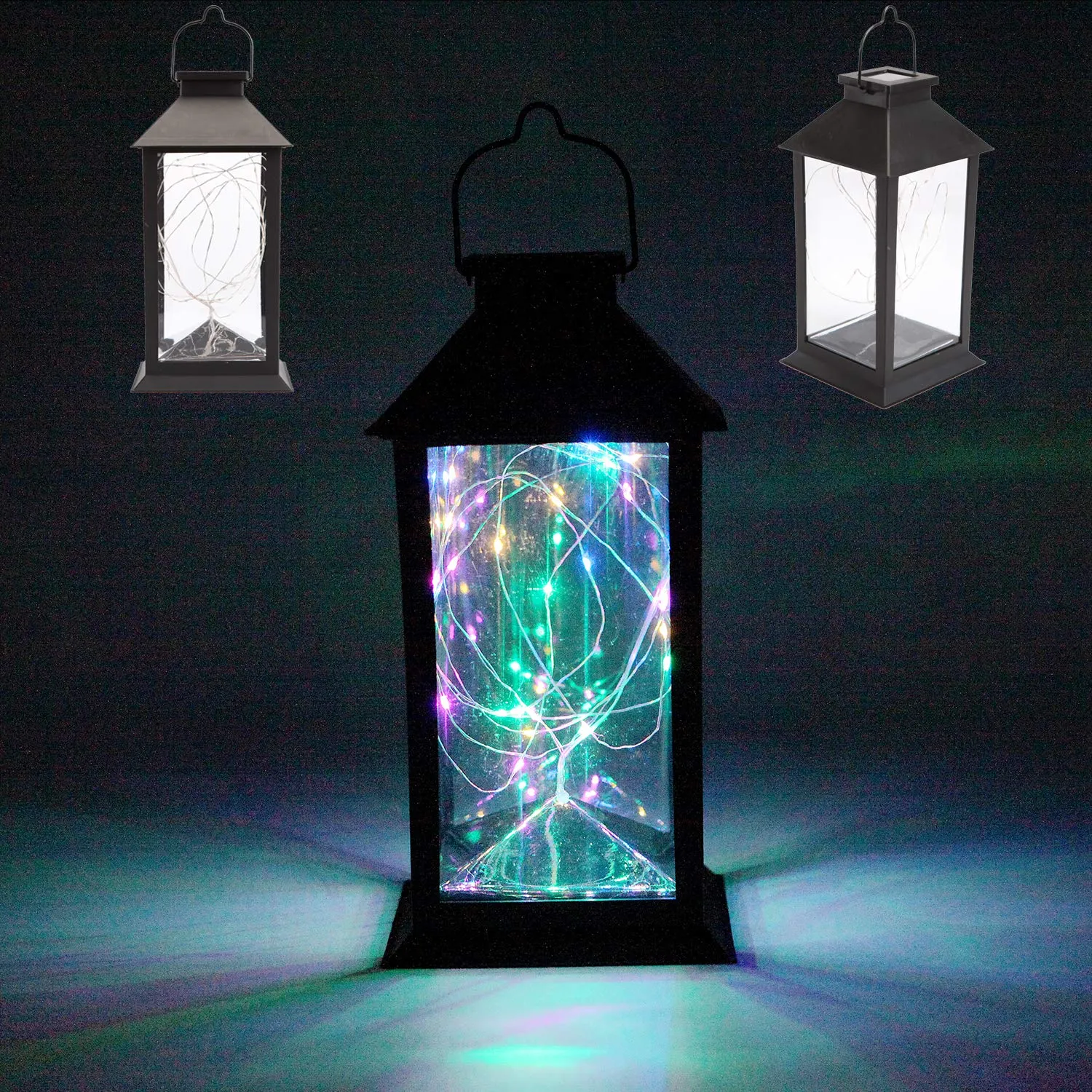 Sunlane Solar Lantern Lights,Outdoor Hanging Lamp,Waterproof 30 Warm White LEDs Copper Wire Fairy String Lights Lawn Patio Yard Pathway Walkway Courtyard Garden