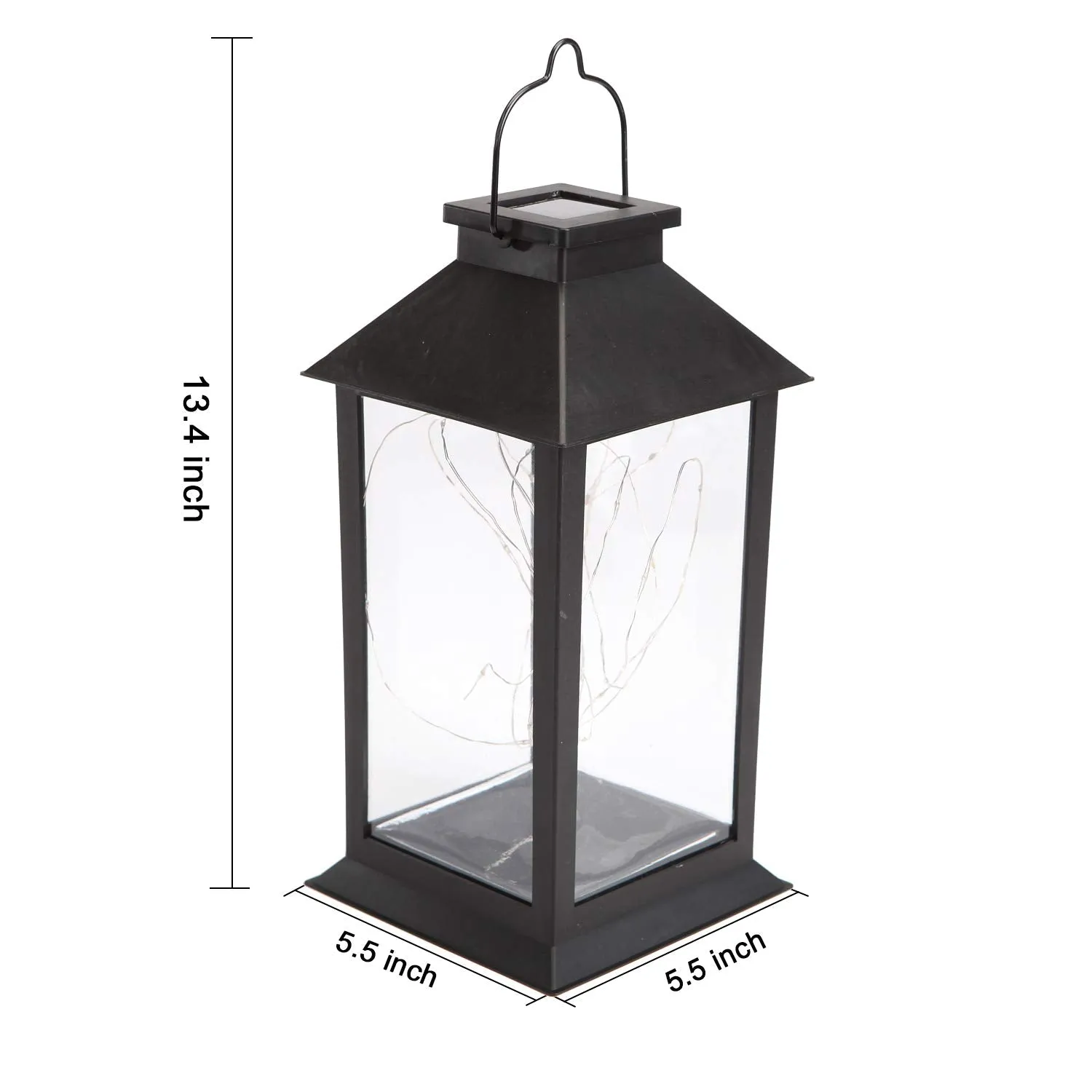 Sunlane Solar Lantern Lights,Outdoor Hanging Lamp,Waterproof 30 Warm White LEDs Copper Wire Fairy String Lights Lawn Patio Yard Pathway Walkway Courtyard Garden