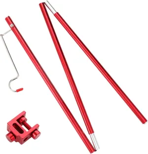 SUPVOX Folding Camping Table Light Pole Aluminum Lamp Stand for Outdoor Lanterns for Camping