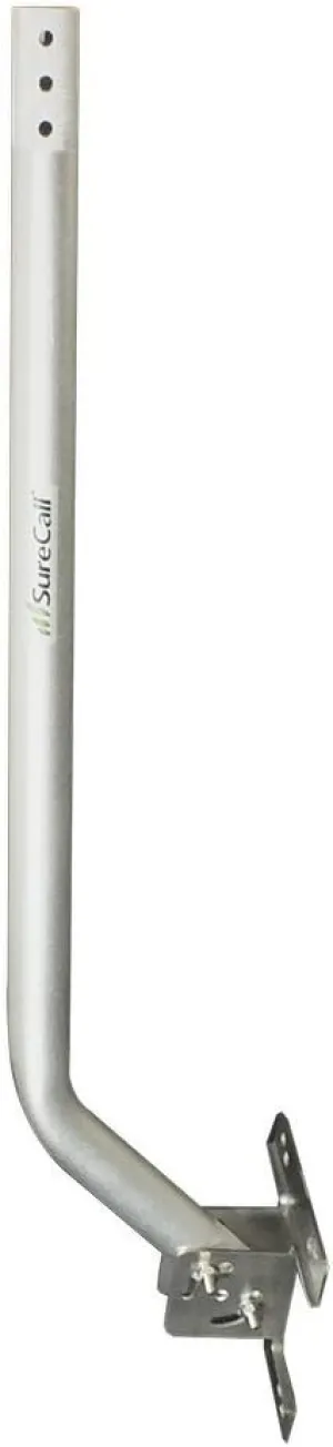 SureCall J-Bar Outdoor Antenna Mounting Pole, Adjustable 20-Inch Outside J-Pipe Mount