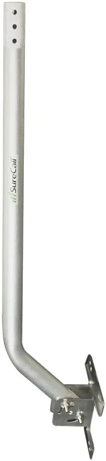 SureCall J-Bar Outdoor Antenna Mounting Pole, Adjustable 20-Inch Outside J-Pipe Mount