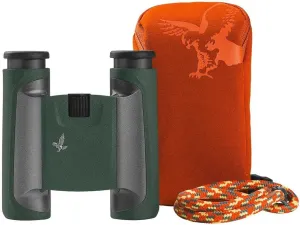 SWAROVSKI Optik 8x25 CL Pocket Binoculars with Twist-in Eyecups and Large Field of View (Green, Mountain Field Bag)