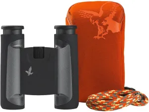 SWAROVSKI Optik 8x25 Compact Folding CL Pocket Binocular with Aluminum Housing (Anthracite, Mountain Field Bag)