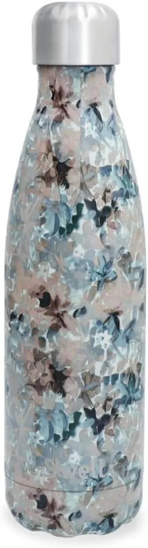 S'well Stainless Steel Water Bottle 17 ounces Forest Bloom Triple Layered Vacuum Insulated Containers Keeps Drinks Cold for 36 Hours and Hot for 18 Perfect for On the Go