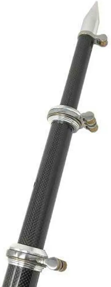 TACO Marine OT-4200CF Carbon Fiber Tele-Outrigger Pole - 1-1/2" x 20', Black