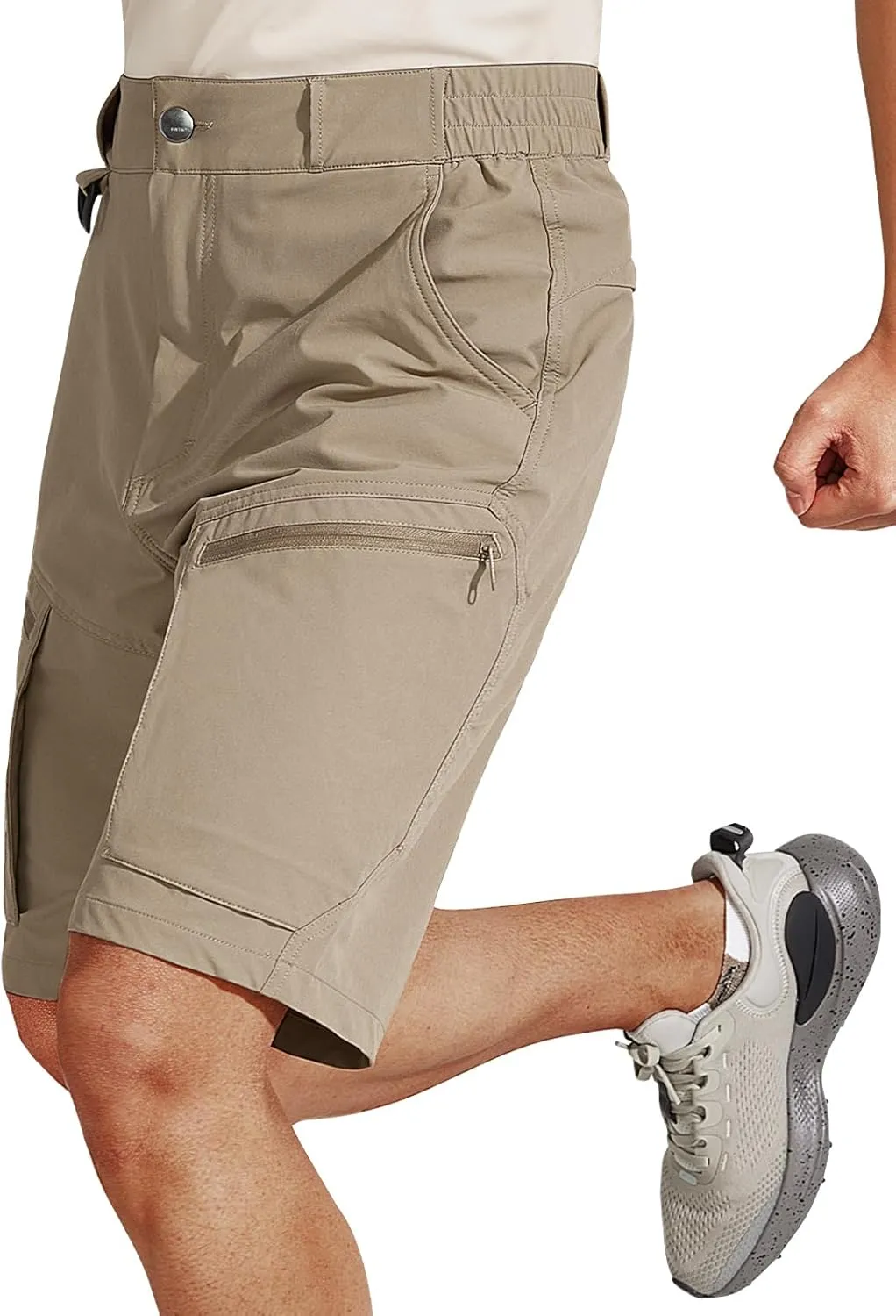 Tactical Cargo Shorts for Men Quick-Dry Lightweight Work Shorts with 7 Pockets,Durable Hiking Outdoor Short