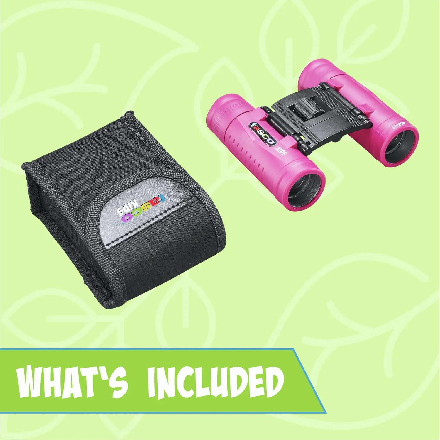 Tasco Kids Binoculars 8x21, Compact Binoculars for Kids Ages 3-12, Great for Adventures, Hiking, Camping, Travel, Bird Watching