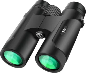 TDT 12x42 Binoculars for Adults, Lightweight Compact Binoculars for Bird Watching,Super Sharp and Clear,Large View,Easy Adjust and Focus,Included Carrying Bag and Neck Strap