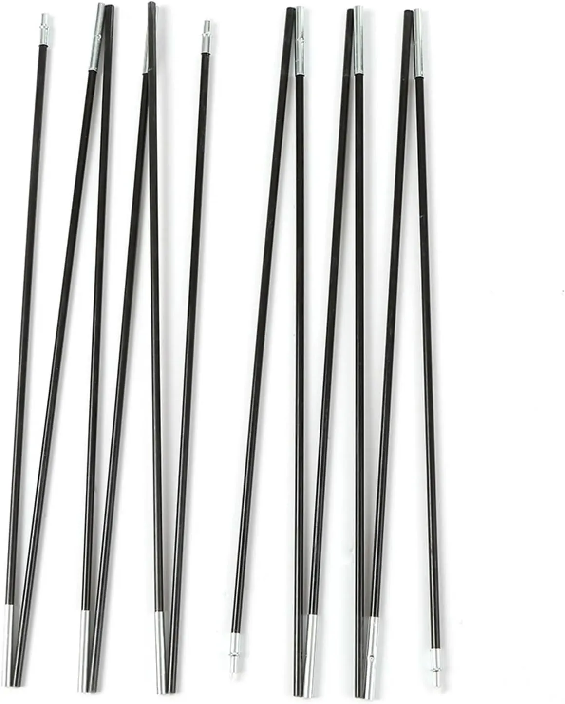 Telescopic Tarp Poles，Adjustable Tent Poles Outdoor Tools Tent Accessories Replacement Tent Pole Kit Sun Shelter Camping Hiking Tent Accessories(3.4m)
