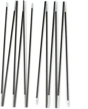 Telescopic Tarp Poles，Adjustable Tent Poles Outdoor Tools Tent Accessories Replacement Tent Pole Kit Sun Shelter Camping Hiking Tent Accessories(3.4m)