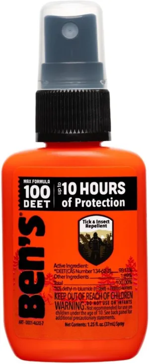 Tender Ben's 100 Max Pump Spray, 1.25 Ounce Bottle