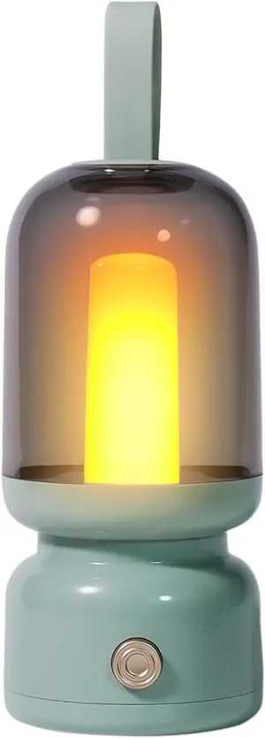 Tent Lamp - Camping Lantern and Nursery Night Light, Lighting Gear for Cruise, Outage, Bedroom | Compact Cordless Table Lamp for Fishing, Backpacking, Living Room, Outdoor Equipment Use