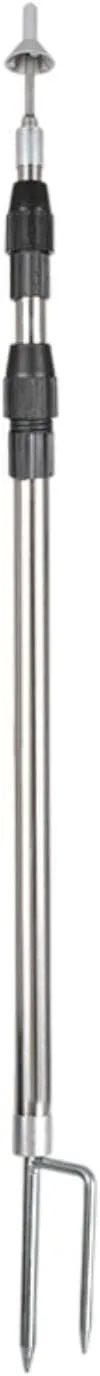 Tent Tarp Poles Stainless Steel Tent Pole Tent Rods Adjustable Removable Awning Poles Canopy Poles for Camping Outdoor Sports