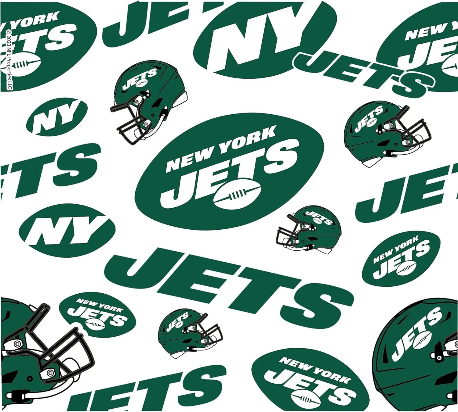 Tervis Venture Lite NFL New York Jets - All Over Made in USA Double Walled Insulated Tumbler Travel Cup Keeps Drinks Cold & Hot, 24oz Water Bottle, Classic