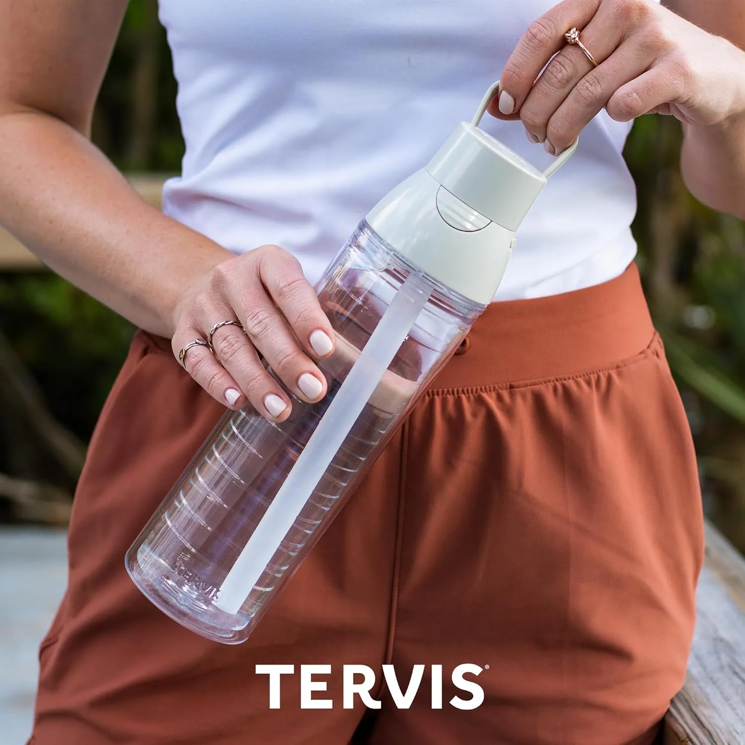 Tervis Venture Lite NFL New York Jets - All Over Made in USA Double Walled Insulated Tumbler Travel Cup Keeps Drinks Cold & Hot, 24oz Water Bottle, Classic