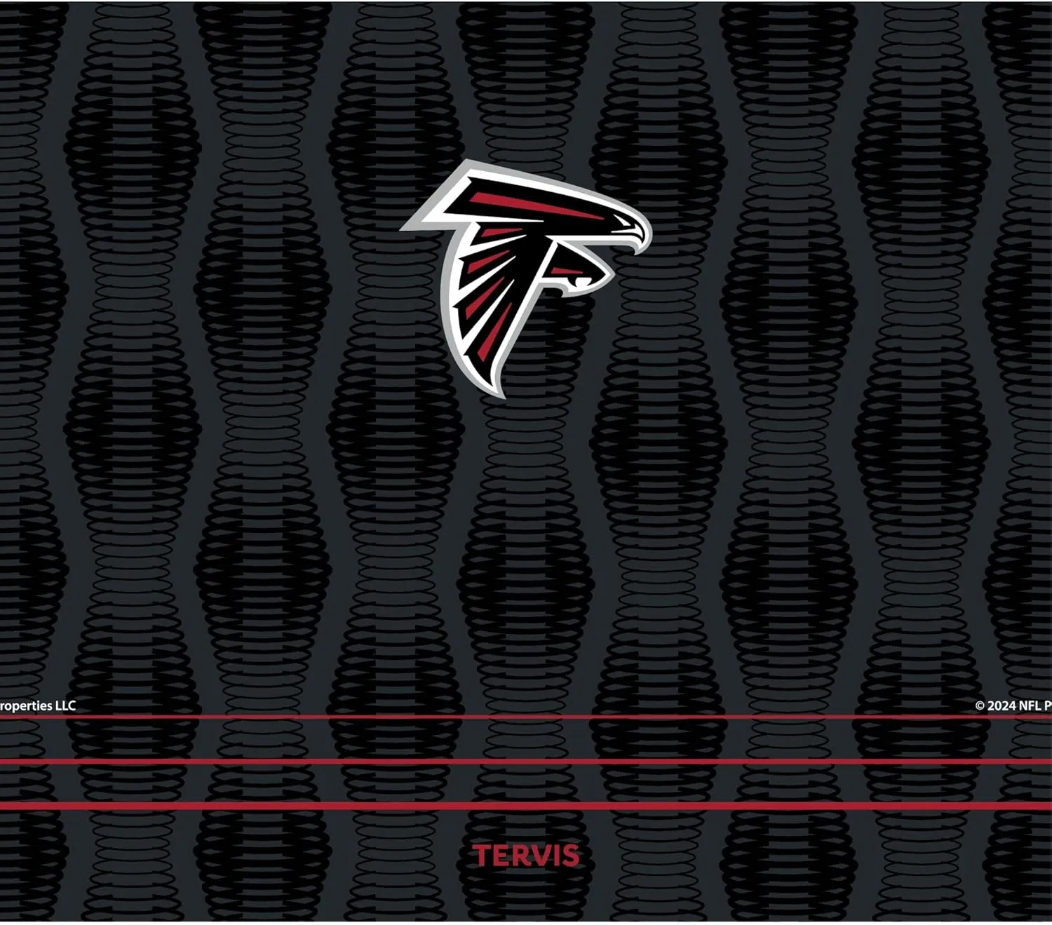 Tervis Venture Water Bottle NFL Atlanta Falcons - Full Speed Triple Walled Insulated Tumbler Travel Cup Keeps Drinks Cold & Hot, 36oz, Stainless Steel
