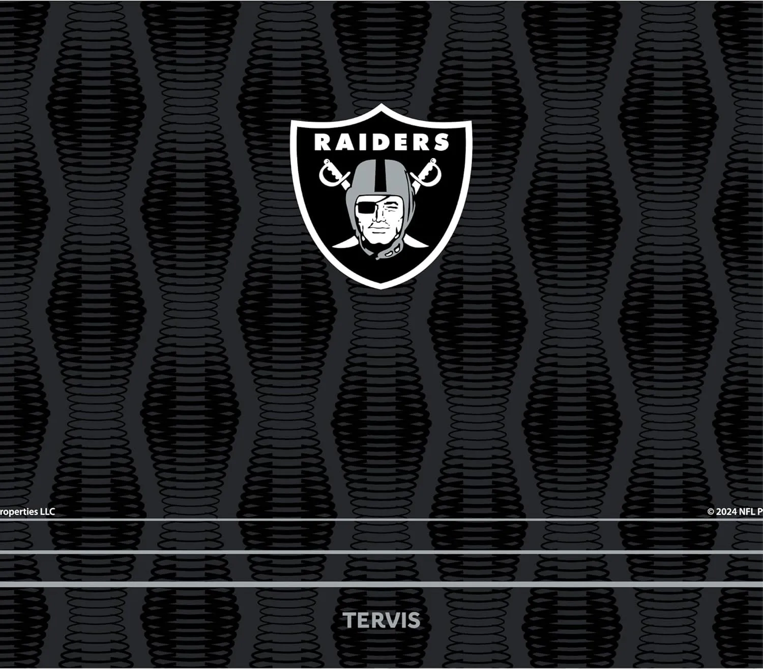Tervis Venture Water Bottle NFL® Las Vegas Raiders - Full Speed Triple Walled Insulated Tumbler Travel Cup Keeps Drinks Cold & Hot, 36oz, Stainless Steel