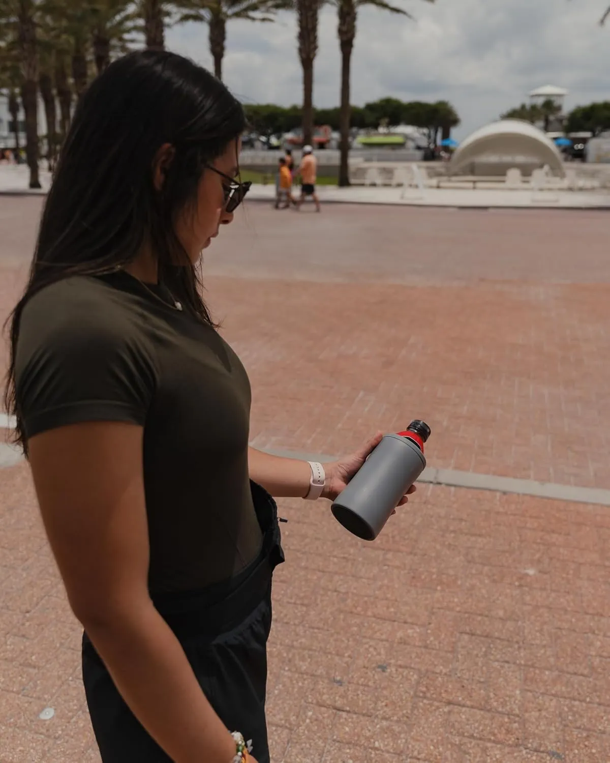 The Amarok Bottle Cooler (Smoke, fits all 20oz bottles and more)