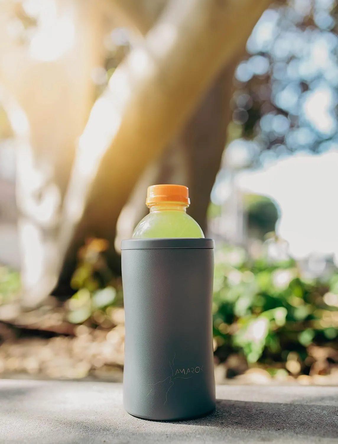 The Amarok Bottle Cooler (Smoke, fits all 20oz bottles and more)