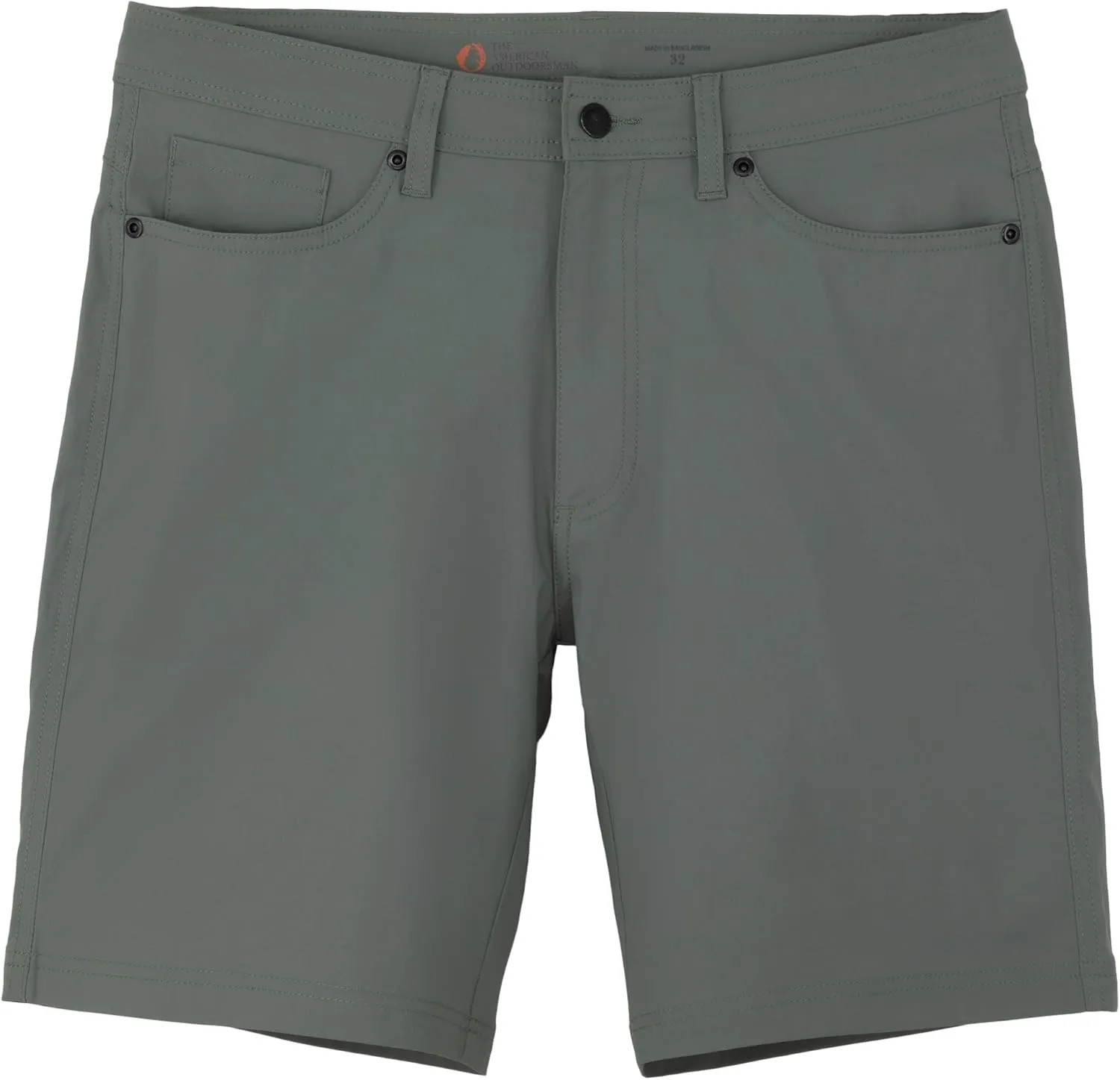 The American Outdoorsman Performance Stretch Water Repellent Ultimate Mens Hiking Shorts - UPF 50  UV-Block, Five Pockets