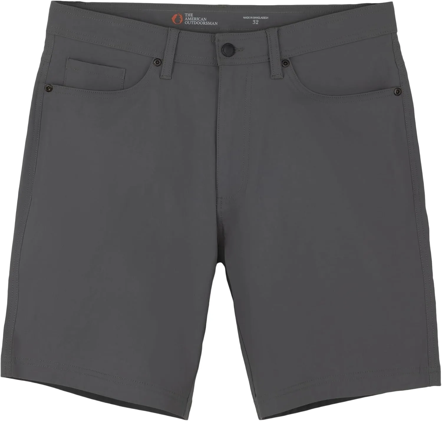 The American Outdoorsman Performance Stretch Water Repellent Ultimate Mens Hiking Shorts - UPF 50  UV-Block, Five Pockets