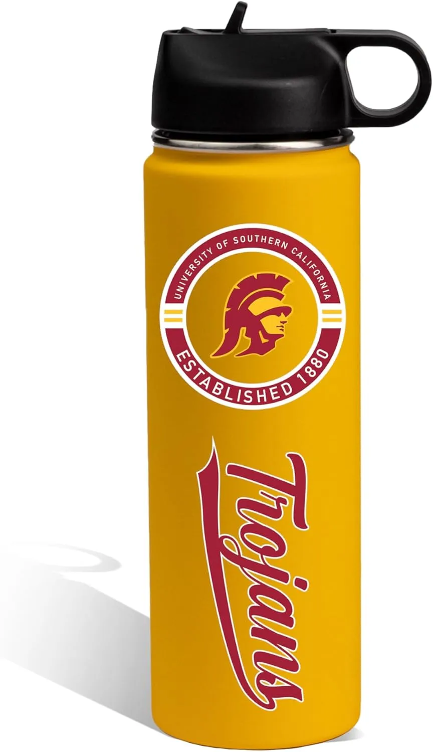 The Memory Company | Licensed NCAA 22oz Rubberized Water Bottle