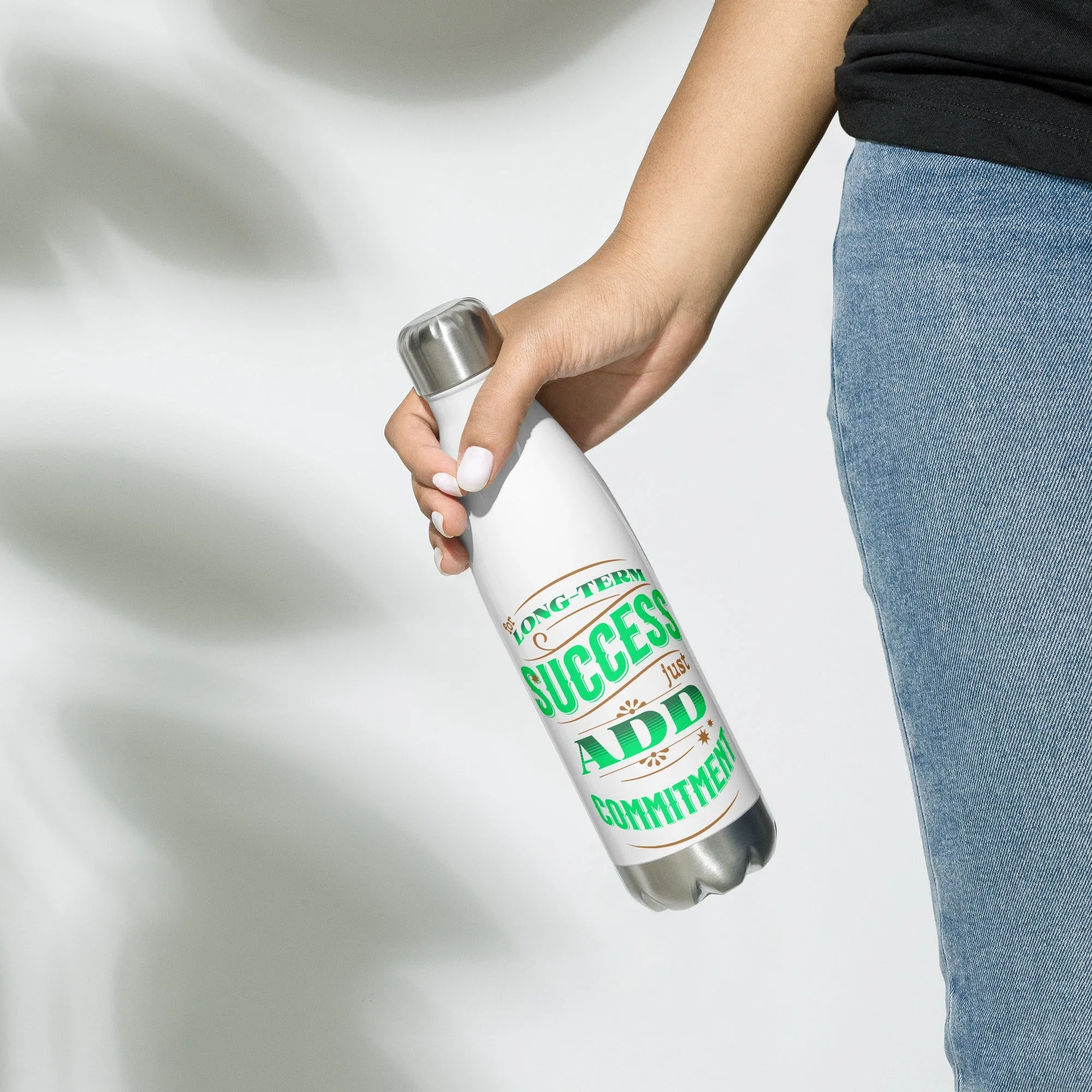 The Motivator Stainless Stainless Steel Water Bottle