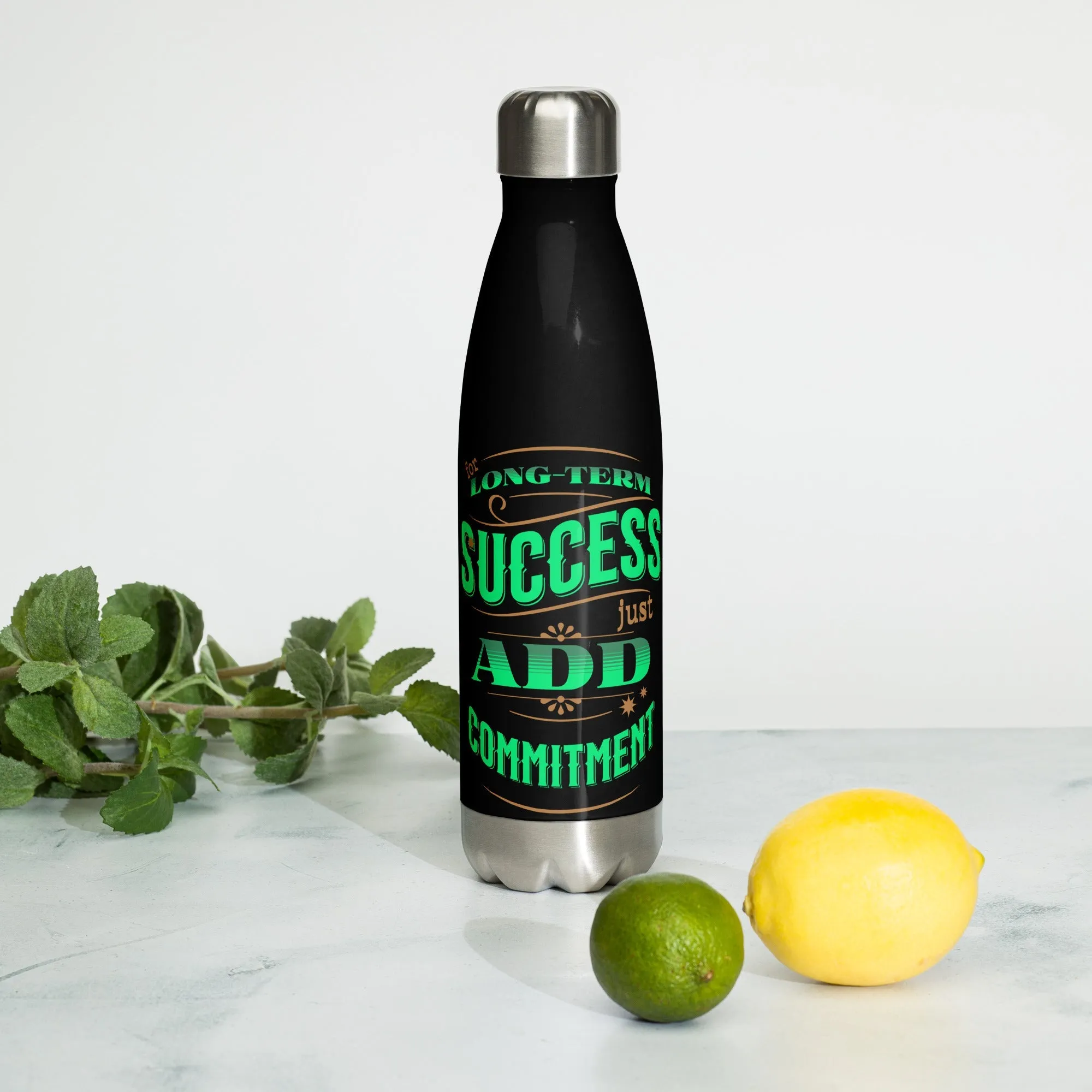 The Motivator Stainless Stainless Steel Water Bottle