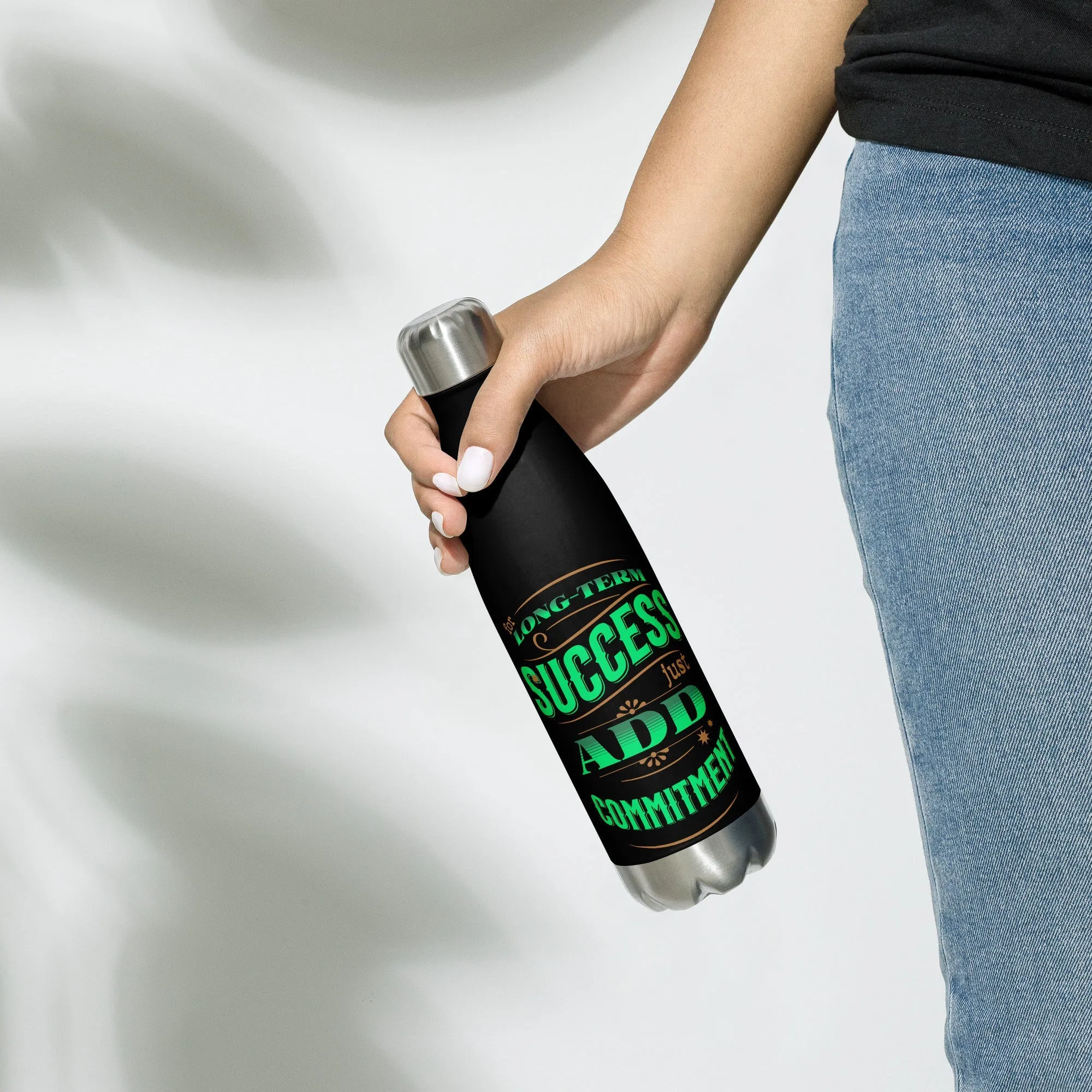 The Motivator Stainless Stainless Steel Water Bottle