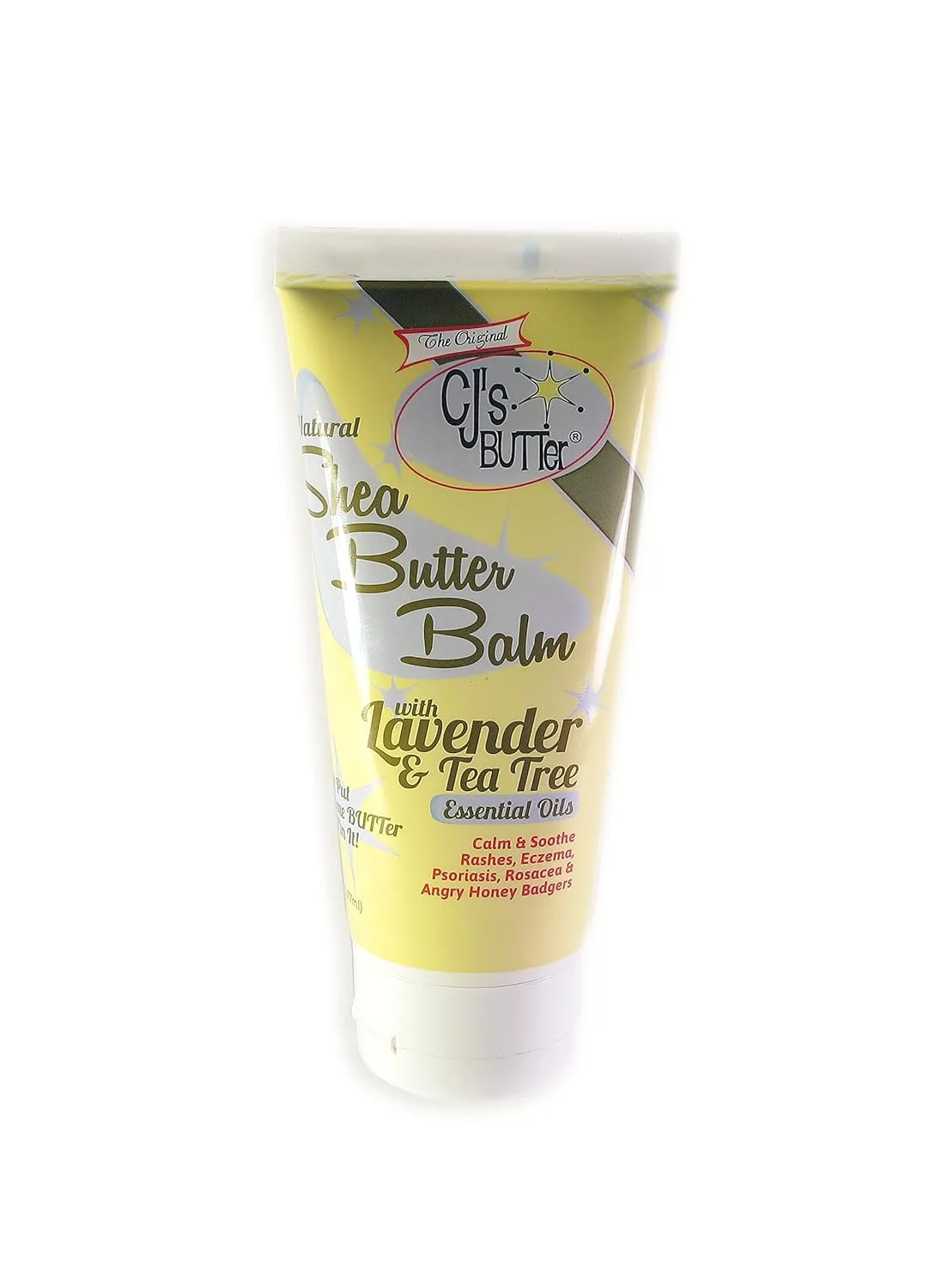 The Original CJ's BUTTer® All Natural Shea Butter Balm - Lavender & Tea Tree, 6 oz. Tube