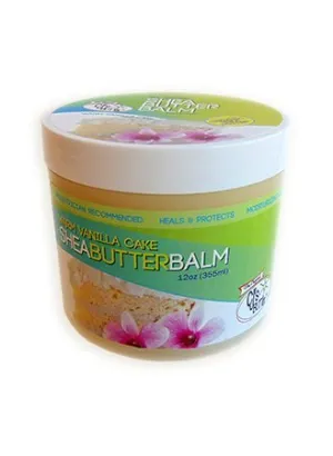 The Original CJ's BUTTer® All Natural Shea Butter Balm - Warm Vanilla Cake, 12 oz. Tub