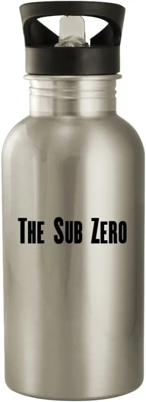 The Sub Zero - 20oz Stainless Steel Water Bottle, Silver