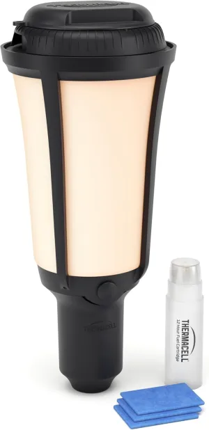 Thermacell Mosquito Repellent Patio Shield Lantern; Includes 12-Hour Refill; 15 Foot Zone of Protection; Highly Effective Mosquito Repellent for Patio; Bug Spray Alternative; Scent Free