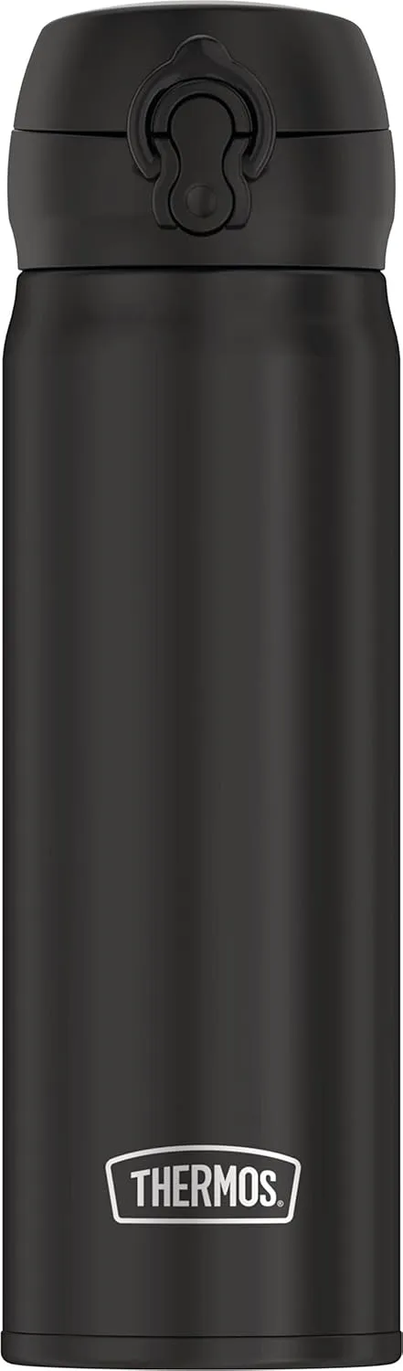 THERMOS 16oz Stainless Steel Direct Drink Bottle, Black