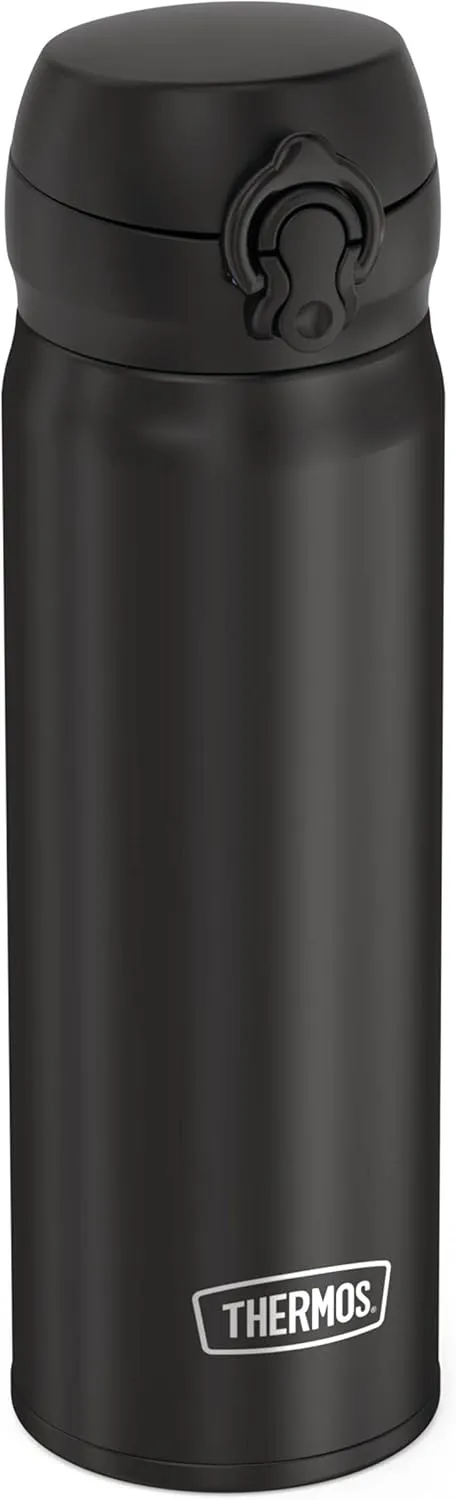 THERMOS 16oz Stainless Steel Direct Drink Bottle, Black