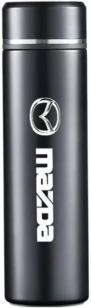 Thermoses With Car logo is for Mazda B-series Biante Bongo BT-50,Stainless Steel Thermal Bottle Travel Mugs Tumblers Vacuum Insulated Double Design Fashion Sport Cup Business Gifts