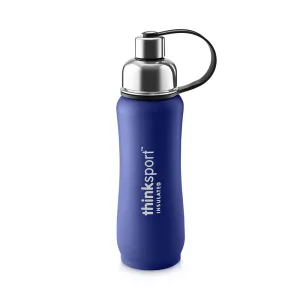 Thinksport Insulated Sports Bottle - 17oz (500ml) - Powder Coated - Blue