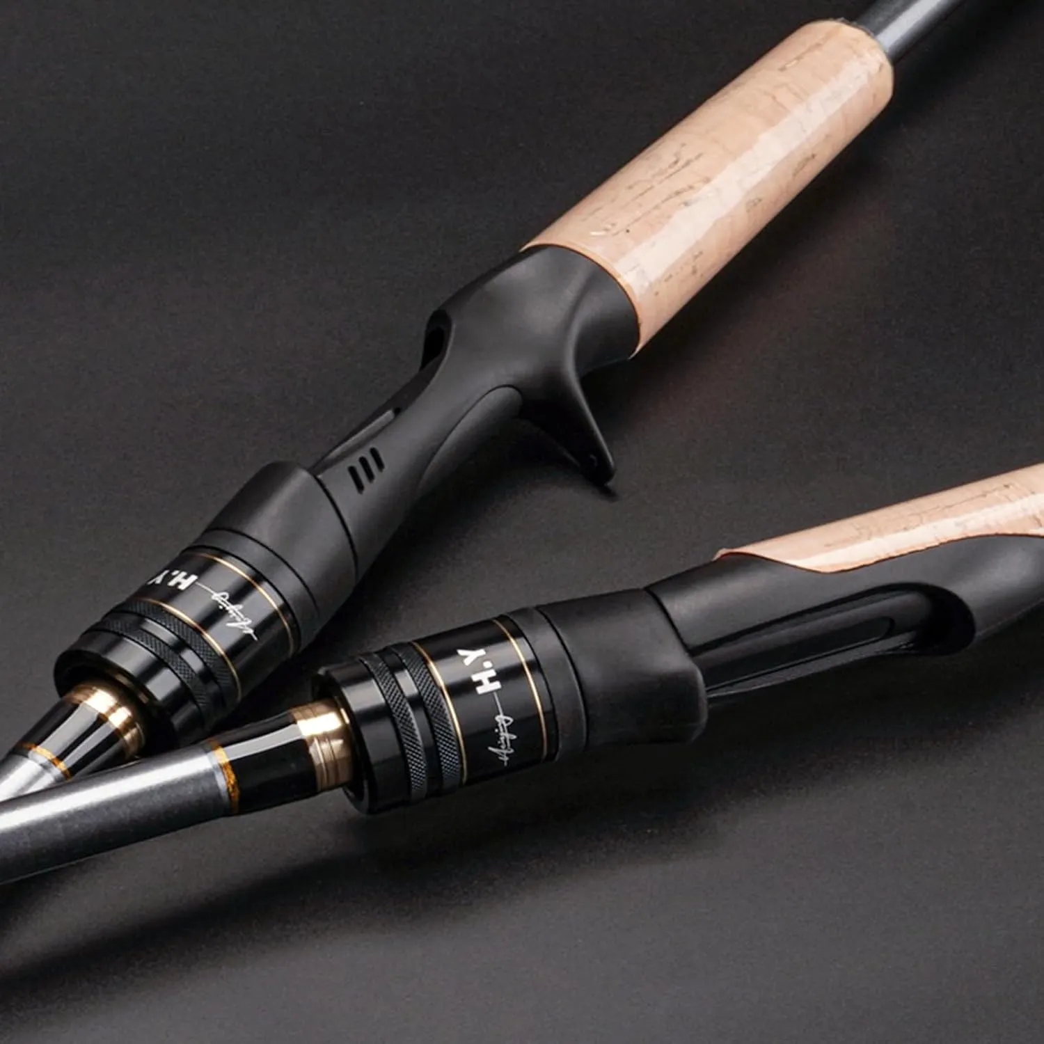 Travel Fishing Rods, 4 Piece Fishing Pole,Surf Casting/Spinning Rod,Ultralight Fishing Baitcasting Rod 7ft for Saltwater Trout, Bass, Walleye, Pike