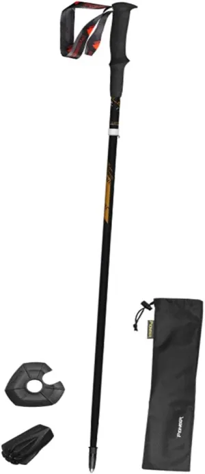 Trekking Poles- 2 Pack Lightweight Collapsible Carbon Fiber Adjustable Hiking Poles-Walking Sticks with Quick Lock System - Professional Walking Poles for Men, Women (A)