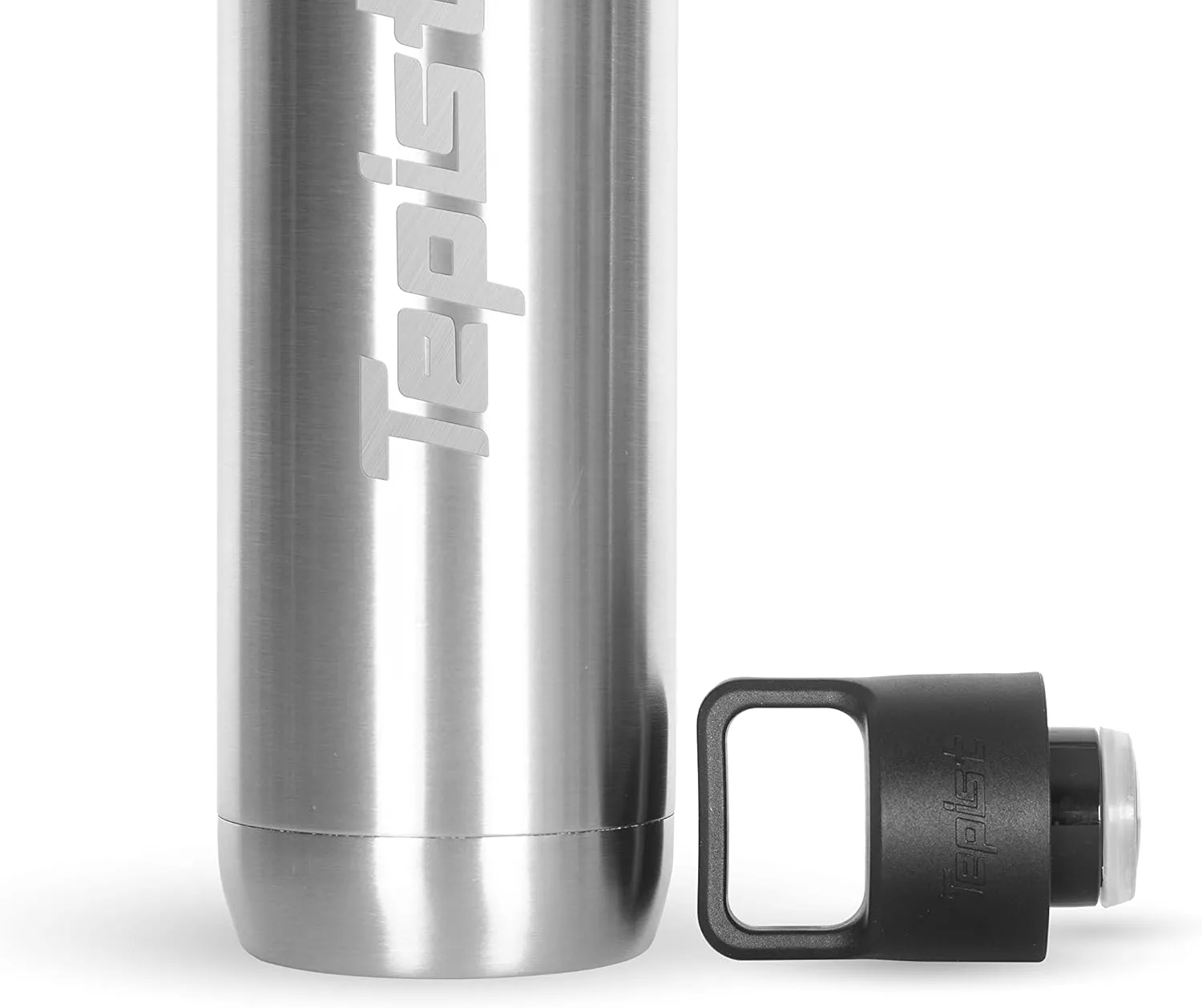 TwentyO 20oz Stainless Steel Bottle Compatible with Sodastream Machines | Silver | Vacuum Sealed | Double Walled | Leak-Proof | Easy to Carry | Reusable Bottle
